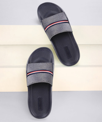 METRO Men Slides(Blue , 8)