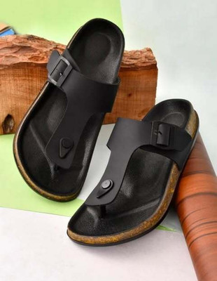 STARZZ Men Slides(Black , 9)