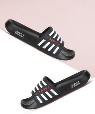 Abros Men Slides(Black , 10)