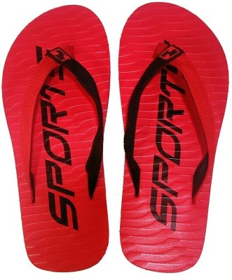 PRIKSH FOOTWEAR Men Slippers(Red , 7)