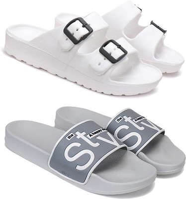 Earton Men Slides(Multicolor , 9)