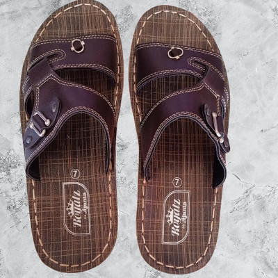 AjantaShoes Men Flip Flops(Multicolor , 7)