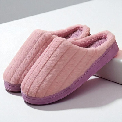 WOLVESDEN Women Flip Flops(Purple , 5)