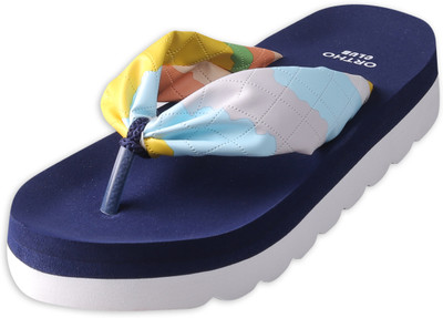 ORTHO CLUB Women Slippers(Navy , 7)