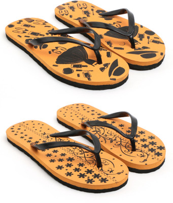 Indrawati Women Indrawati Ortho Hawai Slipper | Footwear Chappal Comfortable Flip Flops(Multicolor , 8)