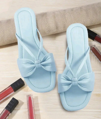 R F C Women Slippers(Blue , 8)