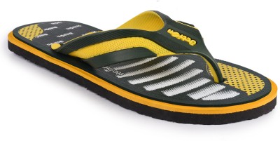 ACTION MILANO Men Flip Flops(Green , 10)