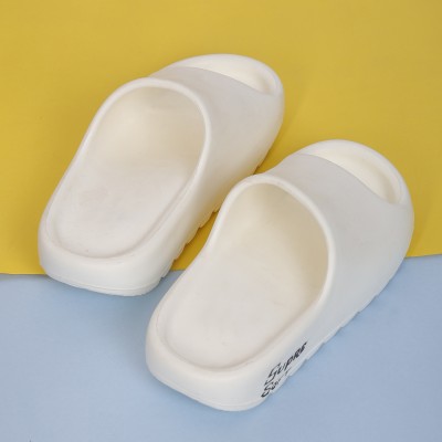 STYLE HEIGHT Men Slides(White , 9)