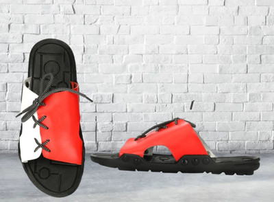 STARZZ Men Slippers(Red , 7)
