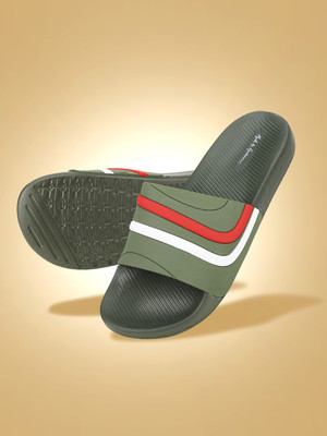 Mast & Harbour Men Slides(Olive , 10)