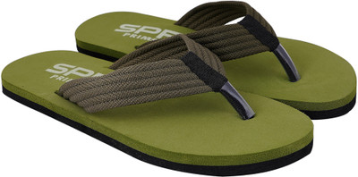 SPF Men Flip Flops(Olive , 8)