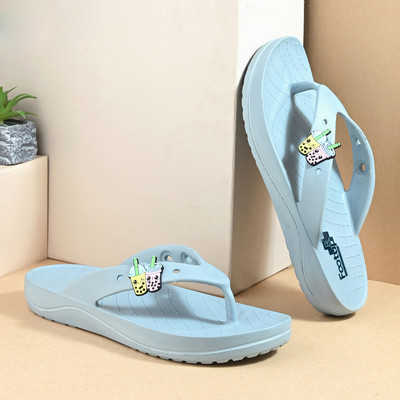 Footup Women Super Soft|Orthopedic|Comfortable|Lightweight|Diabetic Slippers(Blue , 8)