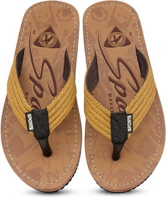 LOX Men Slippers(Tan , 10)