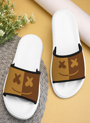 Bootco Women Slides(Brown , 6)