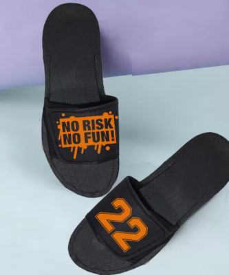 KANEGGYE Men Slides(Orange , 7)
