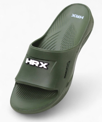 HRX by Hrithik Roshan Men Slides(Olive , 7)