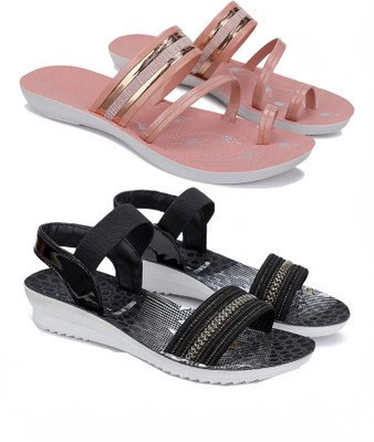 BERSACHE Women Slides(Multicolor , 6)