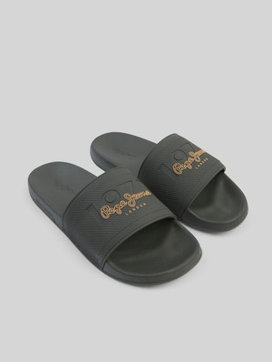 Pepe Jeans Men Slides(Green , 7)