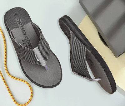 DR STTEP Men Slippers(Grey , 8)