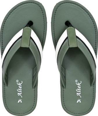 Altek Men Slippers(Green , 7)