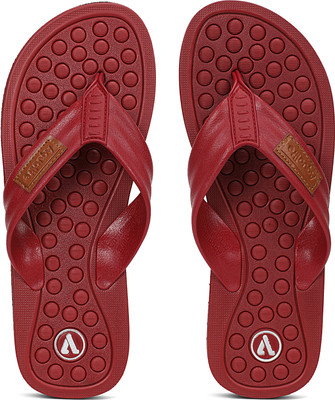 Aqualite Men Slippers(Maroon , 9)