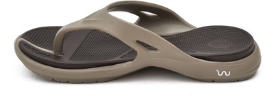 Doubleu Men Flip Flops(Brown , 9)