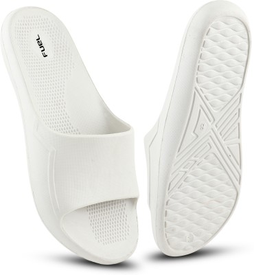 FUEL Men Slides(White , 9)