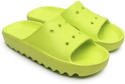 Ambit Men Best Quality Trendy Stylish EVA Material Extra Soft | for Men | Flip Flops Slides(Green , 9)