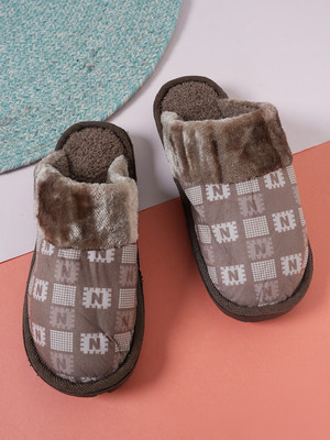 Walkfree Men Slippers(Brown , 8)