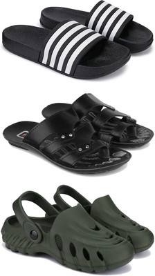 Pennen Men Flip Flops(Olive , 8)