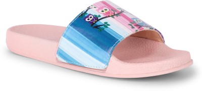 AMACLASS Women Slides(Pink , 3)