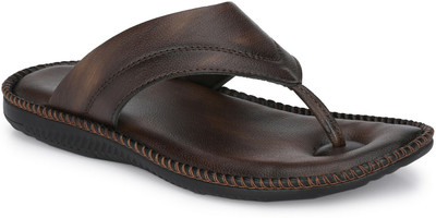 Azzaro Black Men Slippers(Brown , 8)