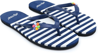 Feens Women Slippers(Blue , 5)