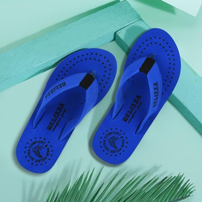 Belizza Women Slippers(Blue , 7)