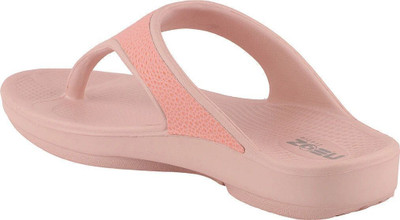Neoz Women Levirex Lightweight with Arch Support Durable Anti-Skid & Stylish Dailywear| Flip Flops(Pink , 6)