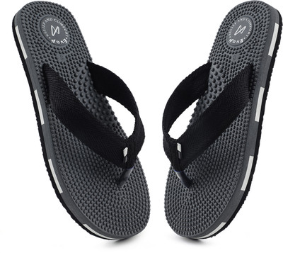 EVOK Men Doctor|Super Soft|Ortho Care|Orthopedic|Stylish|Comfortable Slippers(Grey , 6)