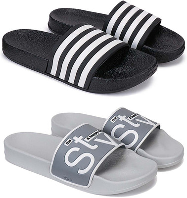 Earton Men Slides(Multicolor , 8)