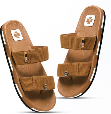 Footup Men Newly launch|Premium|Soft|Comfortable|Orthopaedic|Diabetic|Lightweight|Antiskid Slippers(Tan , 9)