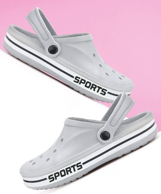 Earton Men Slides(Grey , 8)