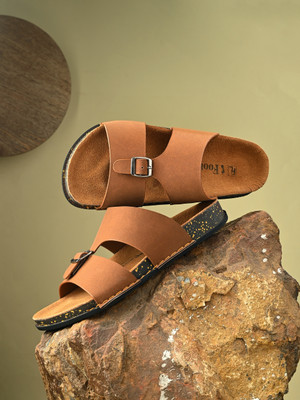 footloose Men Slides(Tan , 10)