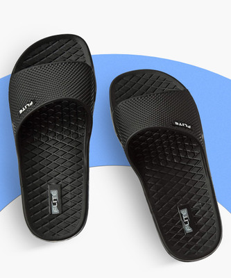 FLITE Men Slides(Black , 9)