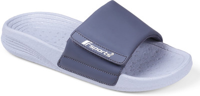 Fsports Men Slides(Grey , 7)