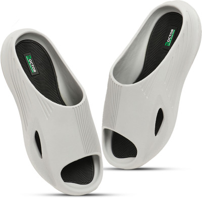 Doctor Health Super Soft Men Slides(Black , 8)