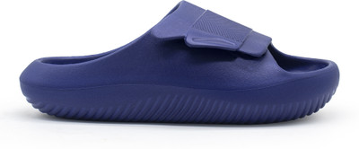 action Men Lightweight Comfortable Cushioned Stylish Slides(Navy , 7)