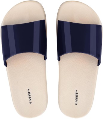 Cassiey Women Slides(Navy , 6)