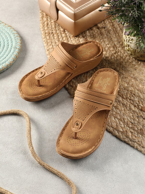 LIBERTY Women Slippers(Beige , 4)