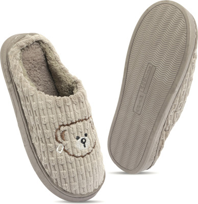 TopiBaaz Women Slippers(Brown , 6)