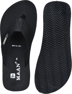 Maan Men Slippers(Black , 8)