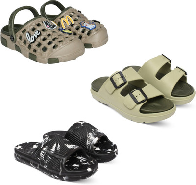 Acorn Men Slides(Multicolor , 9)