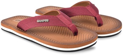 CAMPUS Men Flip Flops(Brown 7)